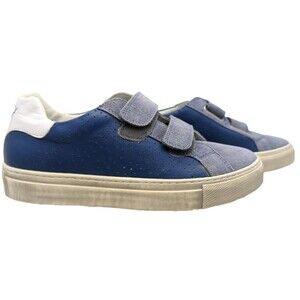 Natrino Boys Blue and White Sneakers Big Kids US 4.5 / EU 36